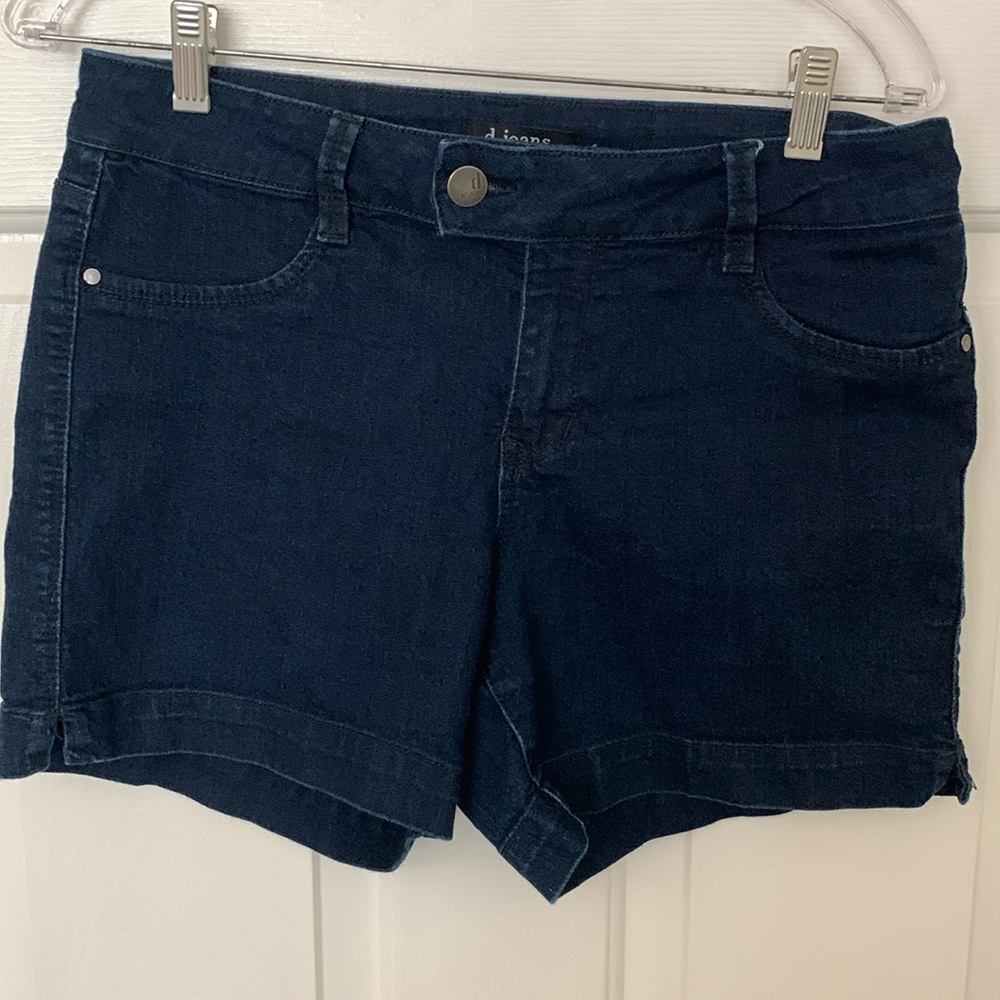 D. Jeans Women's Black Denim Shorts